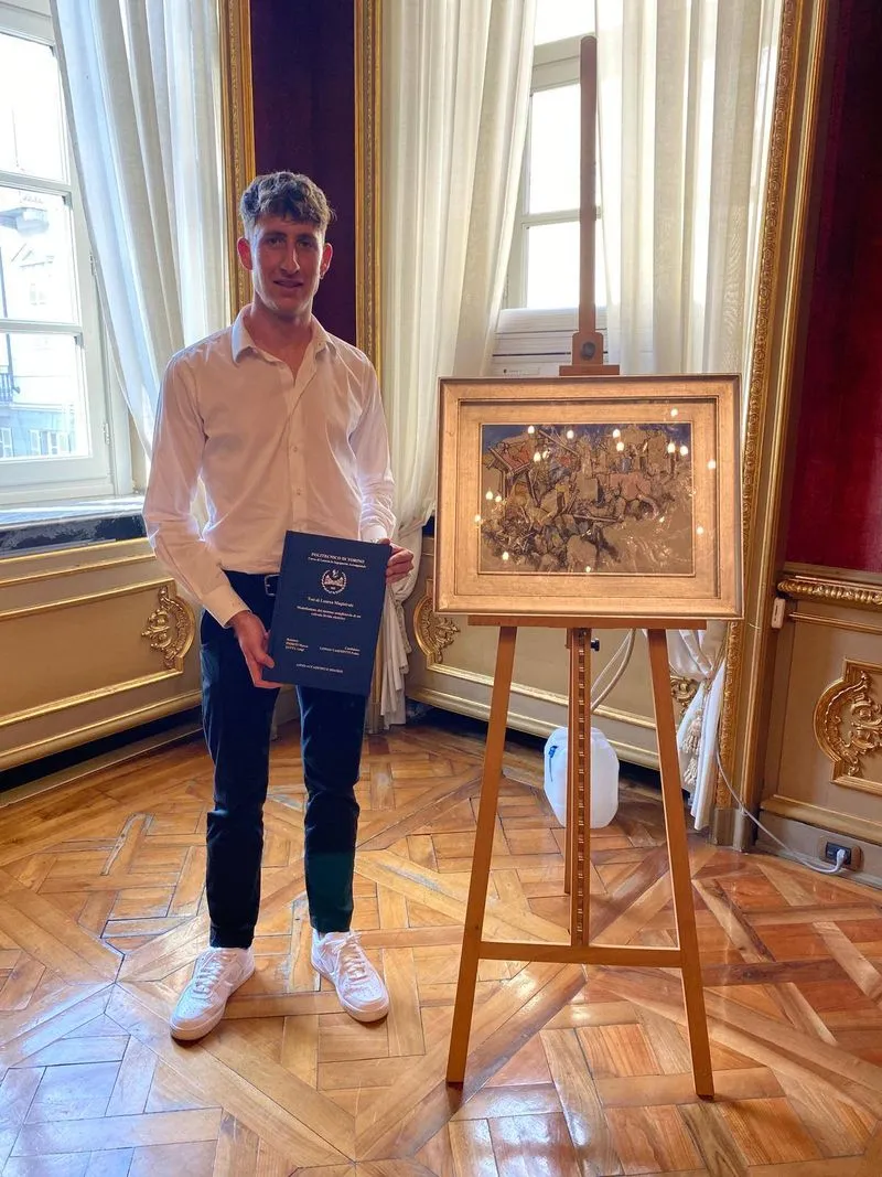 POIRINO - I giovani studenti Simone Delbosco e Fabio Longo Vaschetti premiati in Regione - FOTO