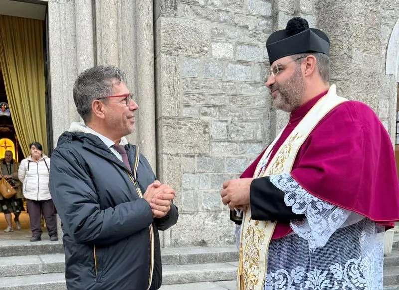 PONT CANAVESE - Benvenuto al nuovo parroco don Gian Paolo Bretti - FOTO