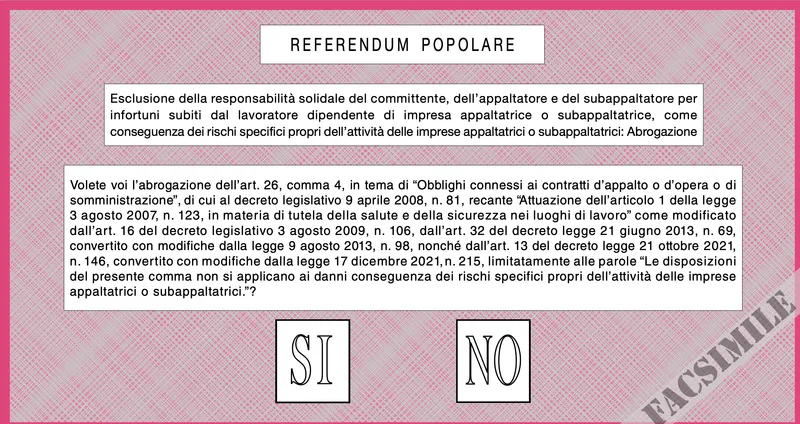 REFERENDUM 2025 - Domenica 8 e lunedì 9 urne aperte: quali sono i quesiti, orari e quorum - FOTO