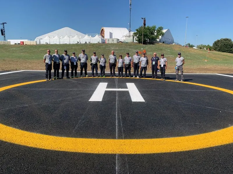 RIVALTA - Quattro volontari della protezione civile a Roma per assistere i pellegrini al Giubileo dei giovani - FOTO