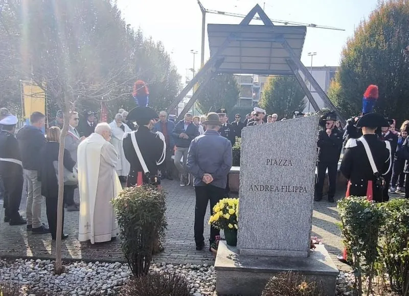 RIVALTA - Ricordato il carabiniere Andrea Filippa, vittima 22 anni fa dell'attentato di Nassiriya - FOTO