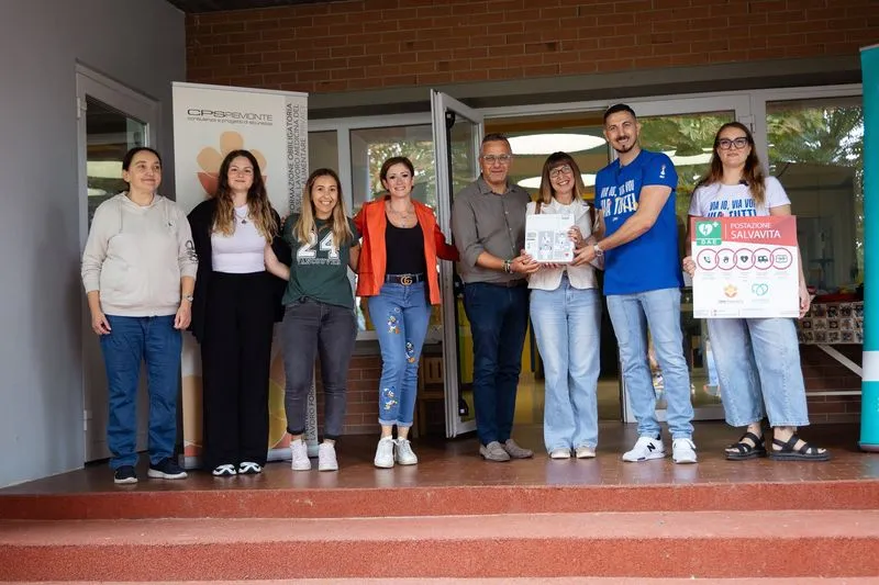 RIVALTA - Un defibrillatore donato all'asilo nido Ilaria Alpi - FOTO