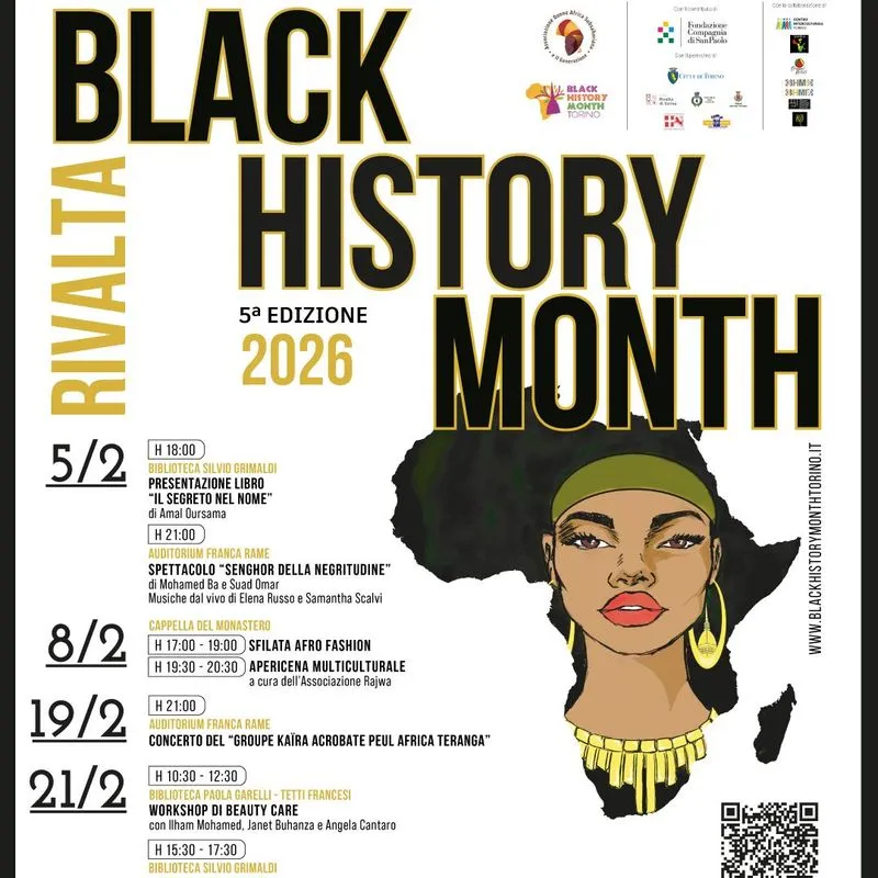 RIVALTA - Tutto pronto per la quinta rassegna culturale Black History Month