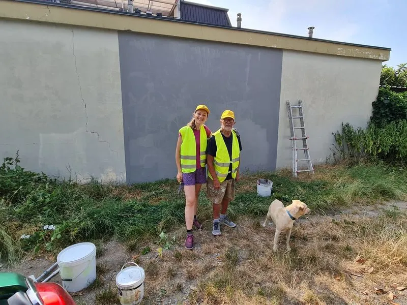 RIVALTA - Viale, strade e muri ripuliti dagli Ecovolontari - FOTO