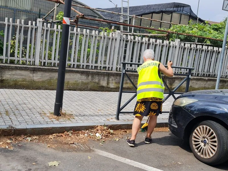 RIVALTA - Viale, strade e muri ripuliti dagli Ecovolontari - FOTO