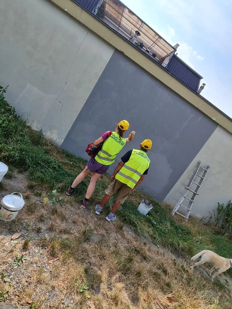 RIVALTA - Viale, strade e muri ripuliti dagli Ecovolontari - FOTO