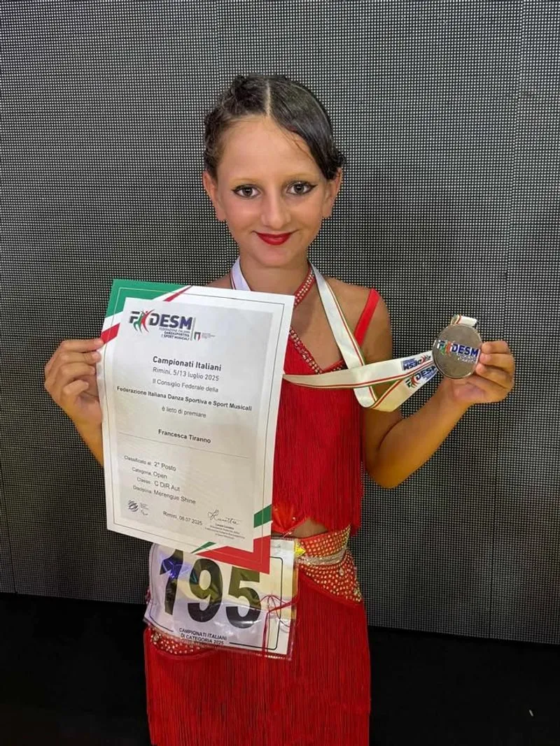 RIVALTA - La giovane Francesca è vice campionessa italiana di merengue - FOTO