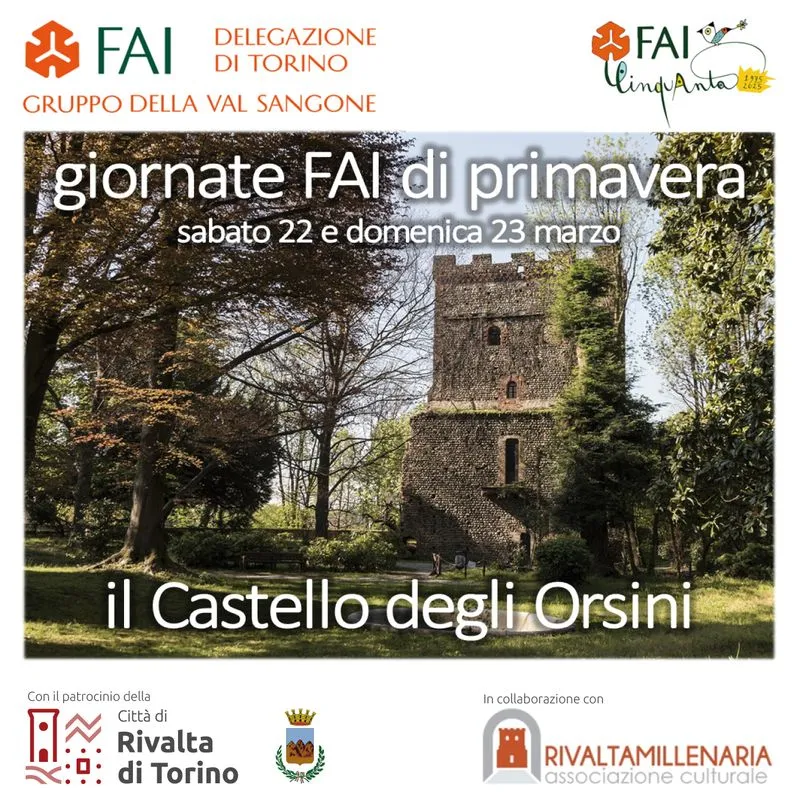 RIVALTA - Giornate FAI di Primavera al Castello degli Orsini