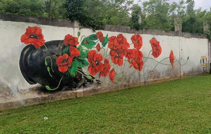 RIVALTA - Festa della Repubblica, inaugurato un nuovo murale - FOTO