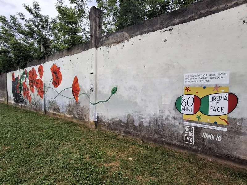 RIVALTA - Festa della Repubblica, inaugurato un nuovo murale - FOTO