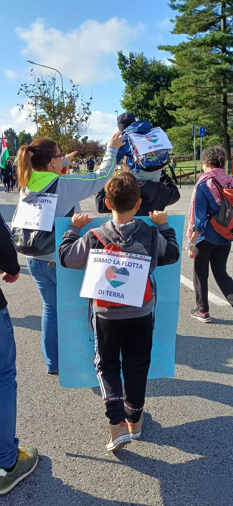 RIVALTA-NICHELINO-BEINASCO - Più di 250 persone alla Local march for Gaza fino a Torino - FOTO