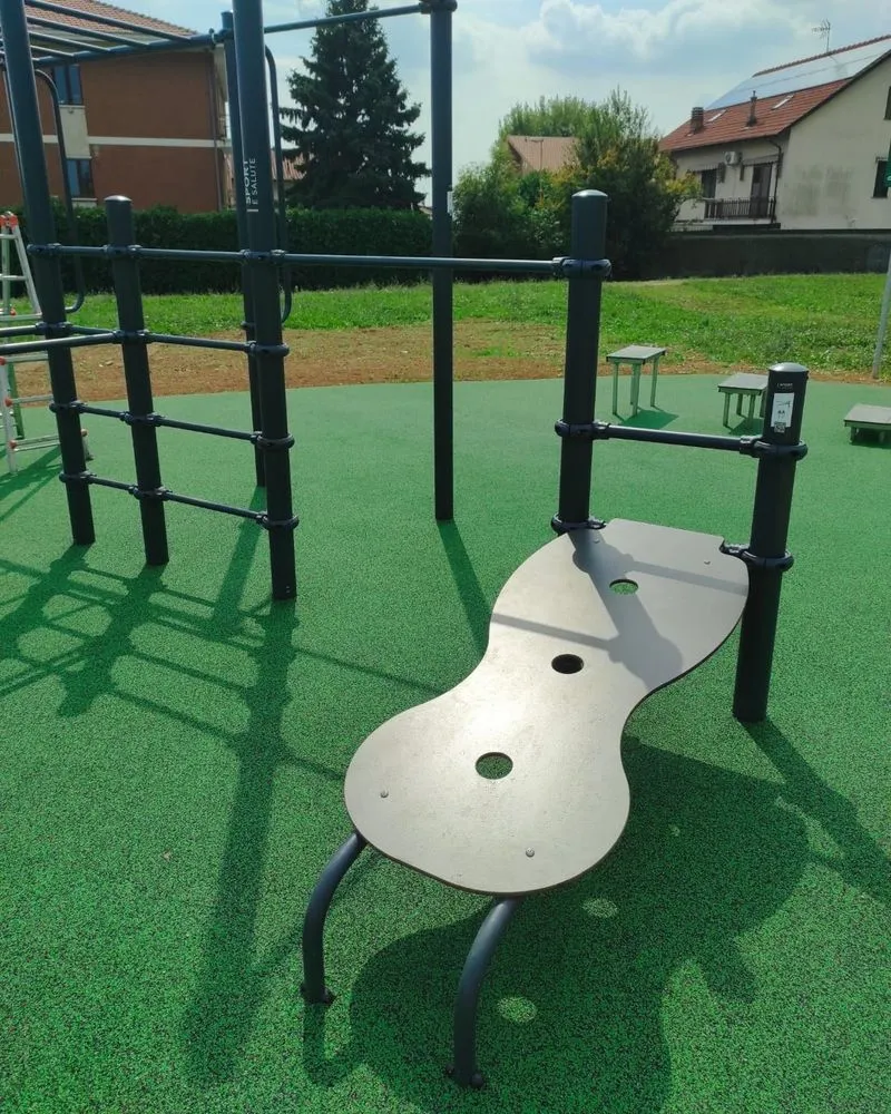 RIVALTA - Pronta la nuova palestra a cielo aperto di via Trento - FOTO