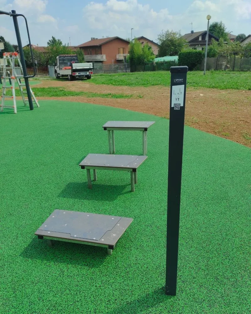 RIVALTA - Pronta la nuova palestra a cielo aperto di via Trento - FOTO