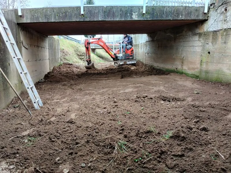 RIVALTA - Partiti i lavori di pulizia del canale scolmatore e delle bealere della città - FOTO