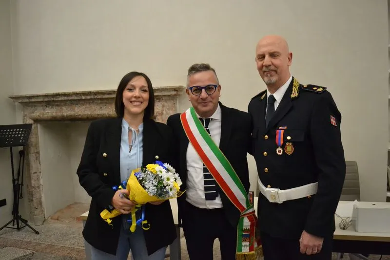 RIVALTA - San Sebastiano, medaglia per meriti speciali a quattro agenti della polizia locale - FOTO