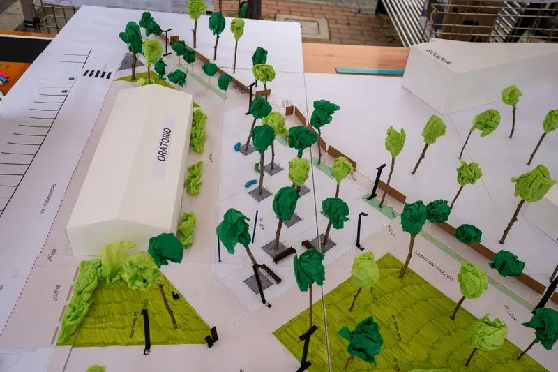 RIVALTA - A Tetti Francesi prende forma la nuova piazza Don Pino Puglisi
