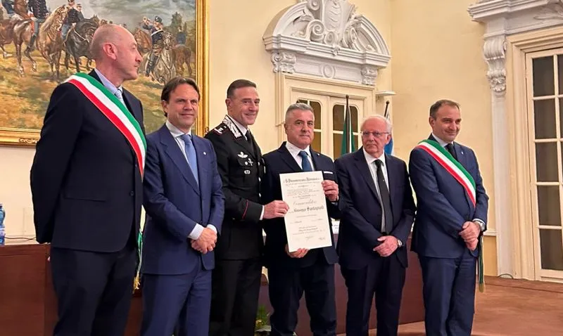 RIVAROLO CANAVESE -  Giuseppe Santopuoli è Commendatore dell'Ordine al Merito della Repubblica Italiana - FOTO