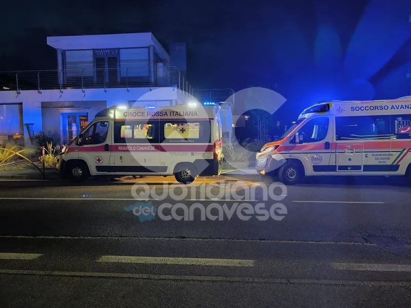RIVAROLO CANAVESE - Cade dalla moto in via Favria, ragazzino trasportato in ospedale