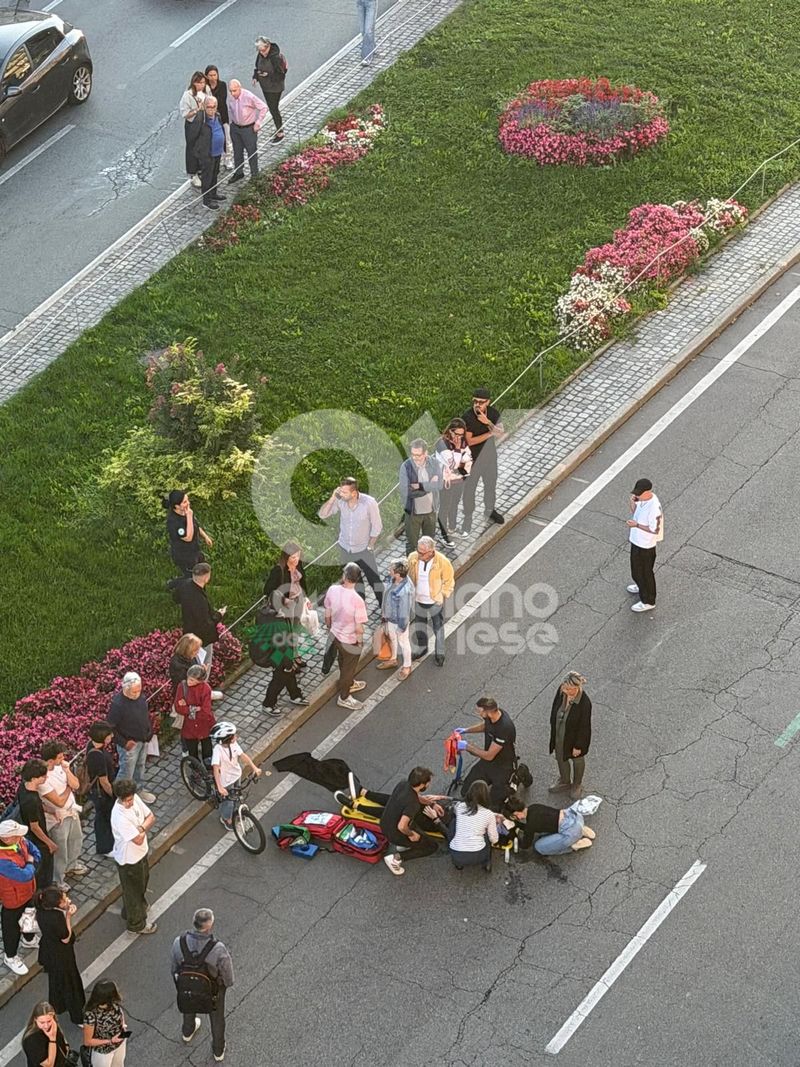 INCIDENTE A RIVOLI - Investe una donna con lo scooter, fugge via ma poi torna: 70enne finisce nei guai - FOTO
