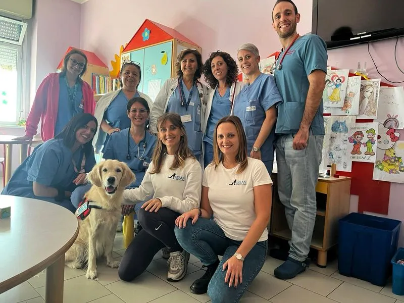 RIVOLI - Parte «Cuore a 4 Zampe»: i cani per ridurre ansia e dolore tra i piccoli pazienti