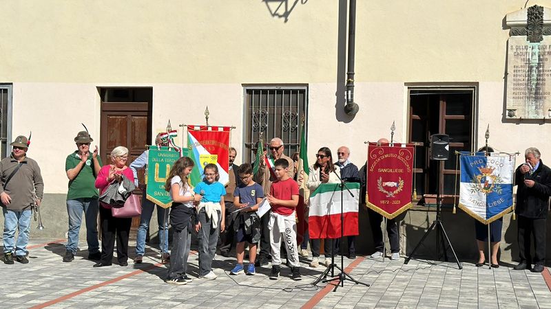SAN GILLIO - Scuole e associazioni protagoniste per il 25 aprile, Festa di Liberazione - FOTO