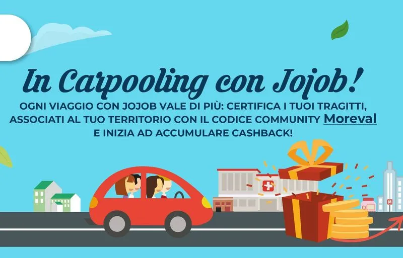 SANGANO-BRUINO - Con il carpooling si condividono i viaggi quotidiani con altri membri della community territoriale