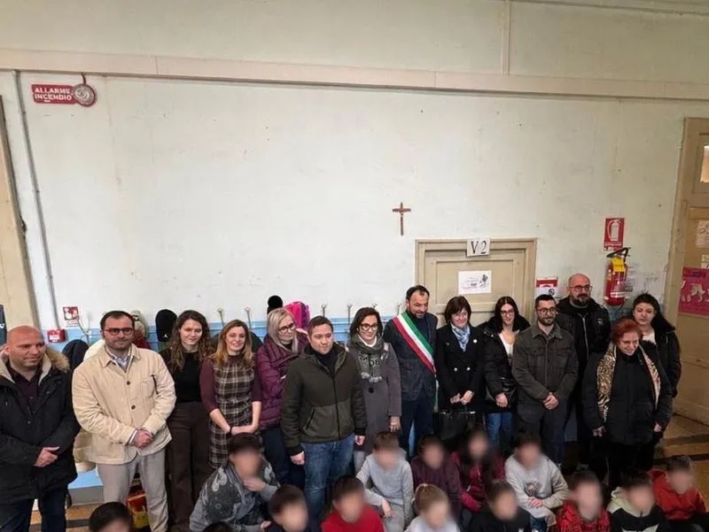 SANTENA - Inaugurata alla scuola Cavour l'aula polifunzionale in memoria della piccola Giorgia