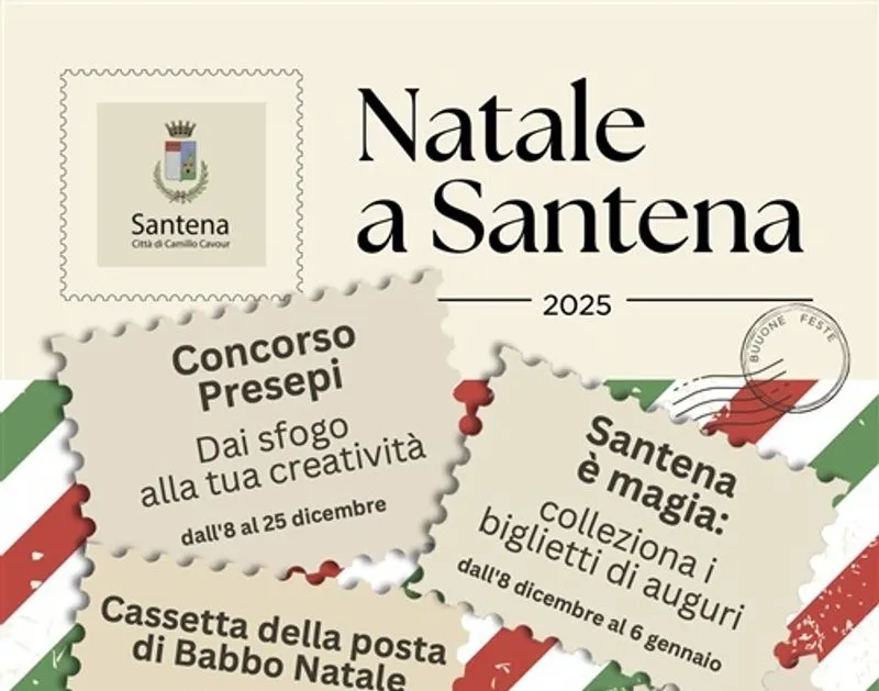 SANTENA - Un Natale magico con le cartoline da collezione illustrate dagli studenti delle medie