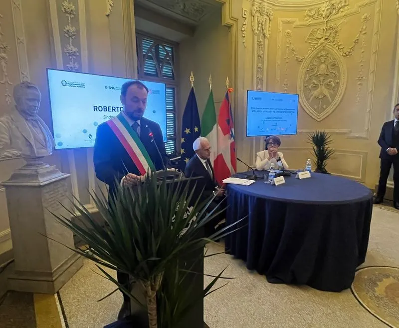 SANTENA - Intelligenza artificiale e pubblica amministrazione: incontro col ministro Zangrillo - FOTO