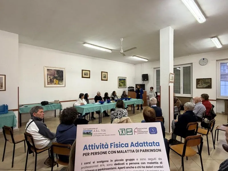 SANTENA - Vivere con il Parkinson: bilancio positivo per il primo anno del progetto Afa - FOTO