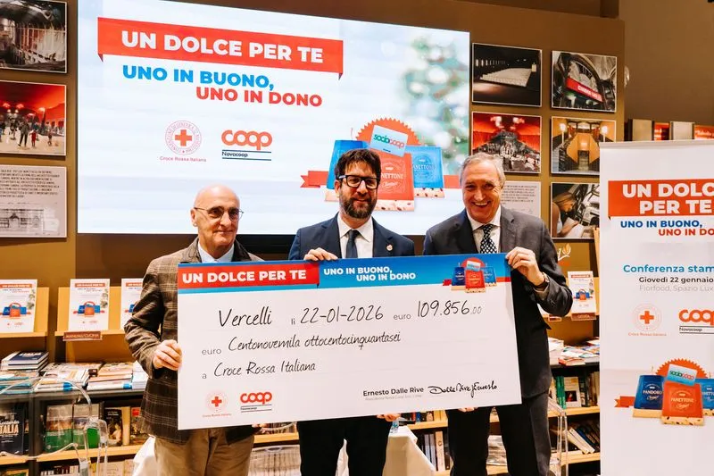 TORINO SUD - Nova Coop ha donato oltre 109 mila euro alla Croce Rossa