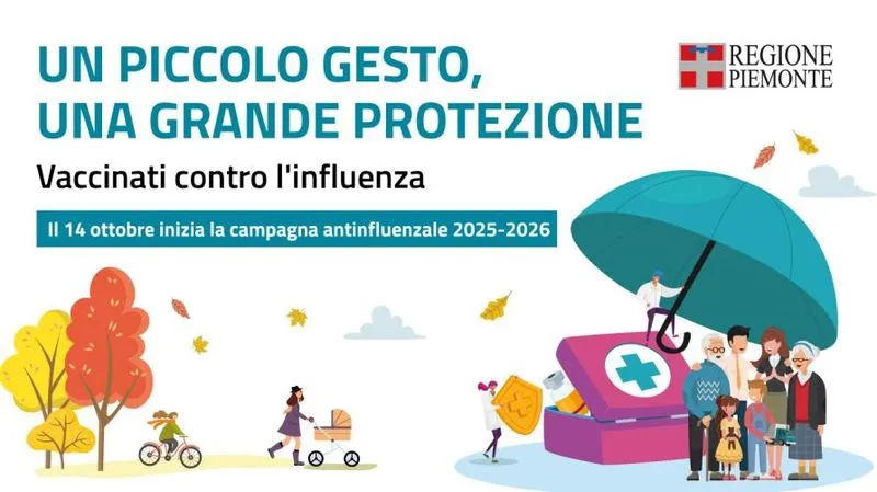 TORINO SUD - Il 14 ottobre parte la campagna vaccinale antinfluenzale e anti Covid-19