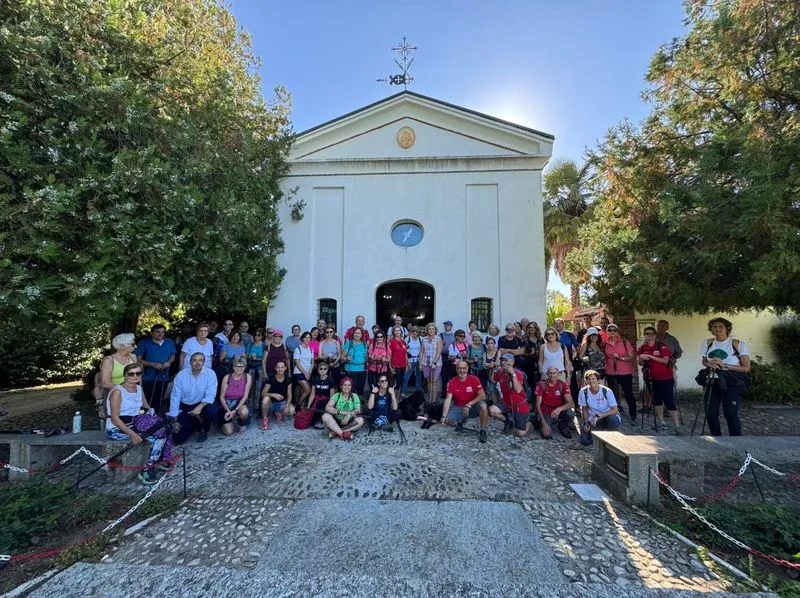 TROFARELLO - Distretto del cibo, camminatori in visita al Santuario di Madonna di Celle - FOTO
