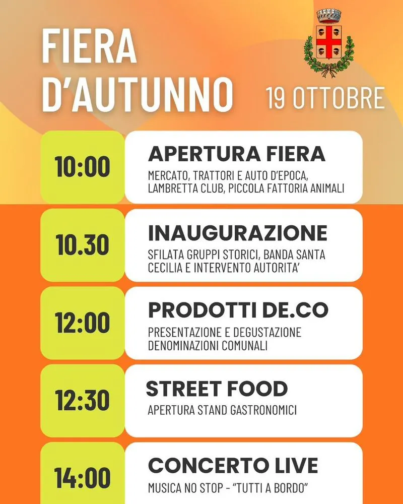 TROFARELLO - Tutto pronto per la Festa dei gemellaggi e la Fiera d’Autunno