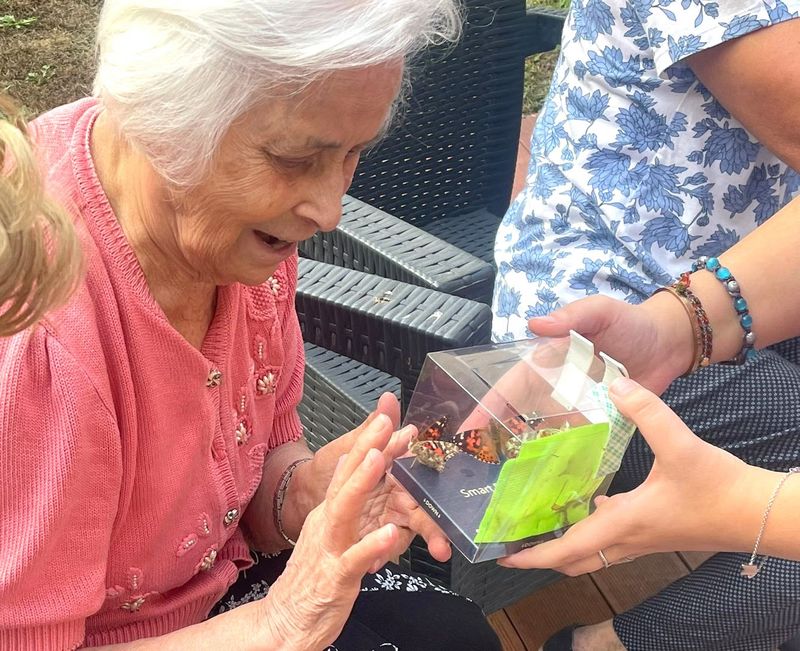 TROFARELLO - Progetto Metamorfosi: gli ospiti della casa di riposo crescono bellissime farfalle - FOTO