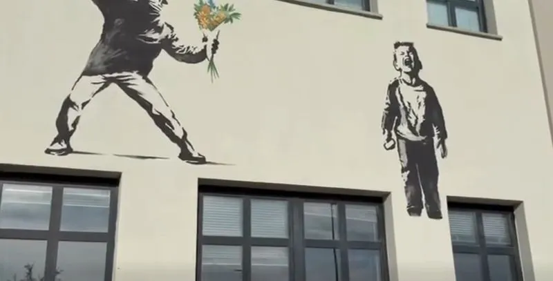 TROFARELLO - Sei murales dedicati a Banksy abbelliscono le pareti del polo culturale