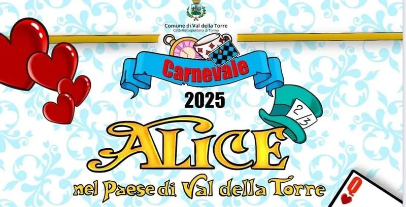 VAL DELLA TORRE - Domani il Carnevale con tema «Alice nel paese di Val della Torre»