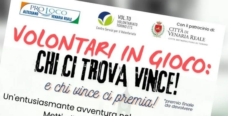 VENARIA - Una «caccia al tesoro» in Centro Città per scoprire le associazioni del territorio