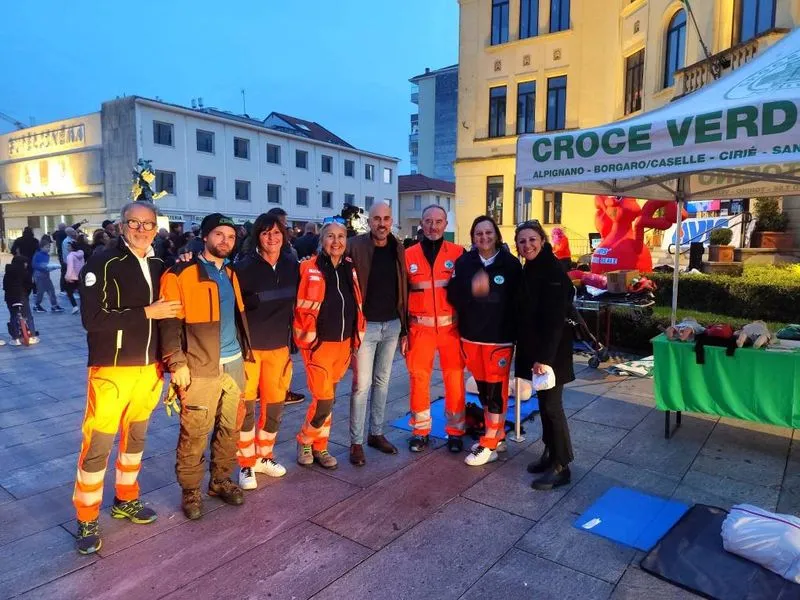 VENARIA - Un 1 Novembre di allegria con la «Castagnata» dell'Avis e il concerto de «I Cavalieri di Zara» - FOTO