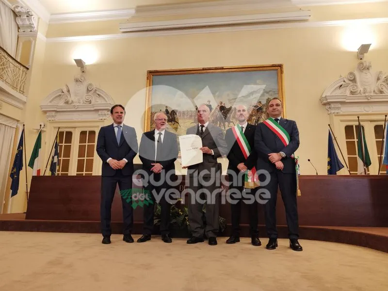 VENARIA - Quattro nuovi Cavalieri della Repubblica: Amato, Baffigo, Borgese e l'ex sindaco Catania - FOTO