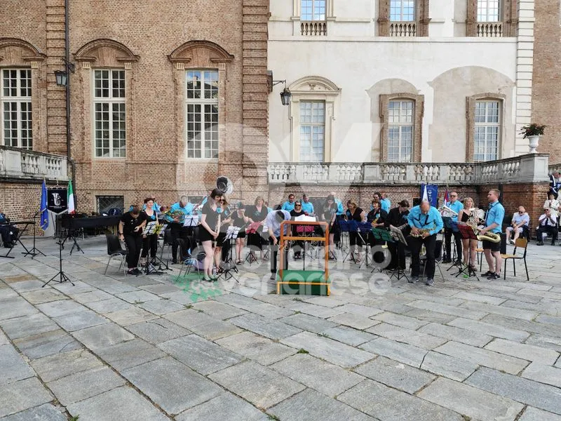 VENARIA - I 150 anni della Banda: festa e musica con il concerto delle gemellate Vizille e Montaione - FOTO e VIDEO