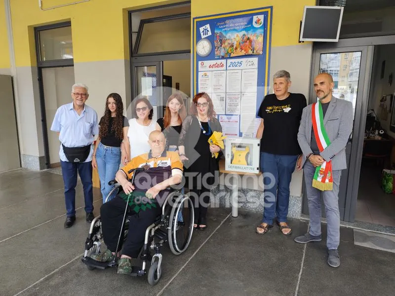 VENARIA - L'oratorio di San Francesco è cardioprotetto grazie al defibrillatore del compianto dottor Ricciardello - FOTO