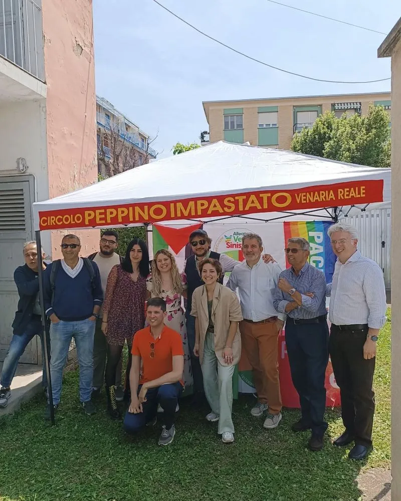 VENARIA - In Città una nuova «casa» della sinistra: inaugurata la sede di «Alleanza Verdi Sinistra» - FOTO