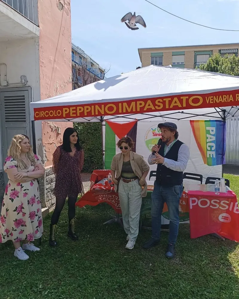 VENARIA - In Città una nuova «casa» della sinistra: inaugurata la sede di «Alleanza Verdi Sinistra» - FOTO