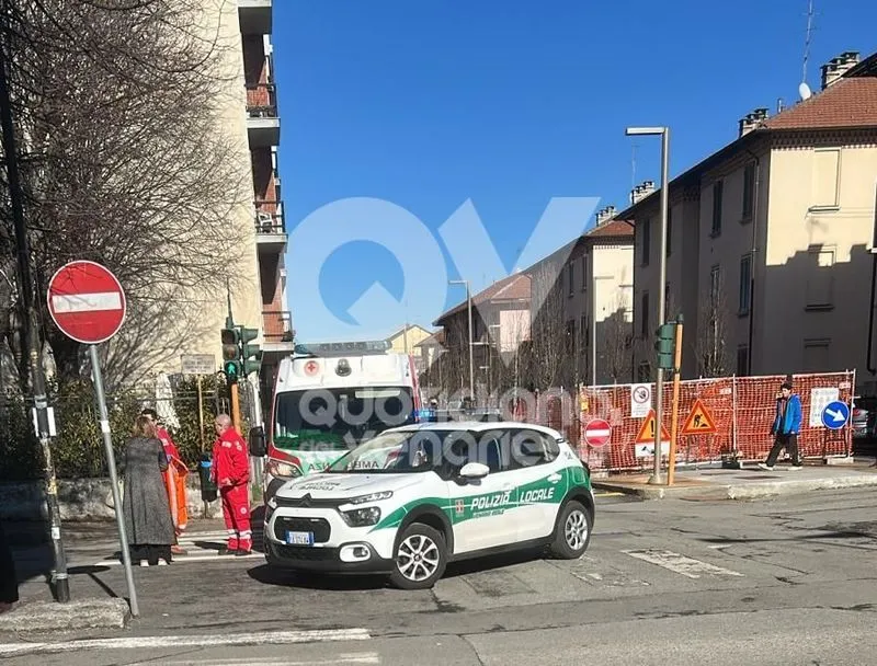 INCIDENTE A VENARIA - Scontro furgone-monopattino in corso Matteotti - FOTO