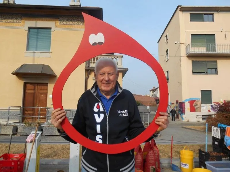 VENARIA IN LUTTO Per la morte di Giovanni Biancotto, storico consigliere dell'Avis - FOTO