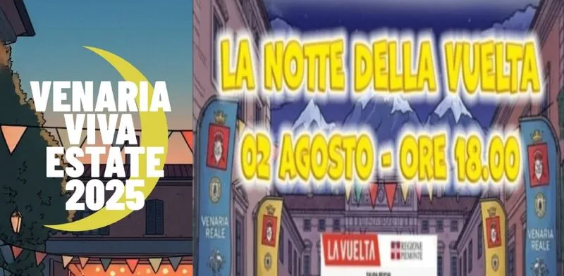 VENARIA - Stasera in Centro Storico «La Notte della Vuelta»: street-food, artigianato, musica, divertimento
