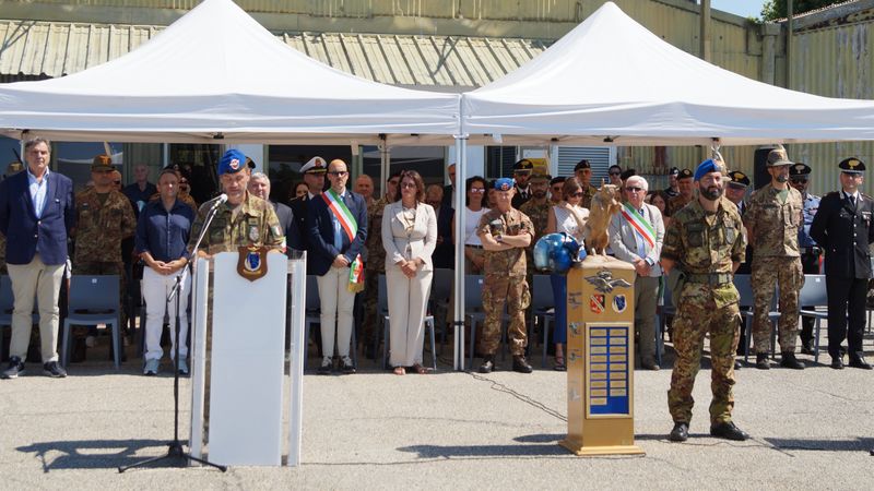 VENARIA - Nuovo comandante per l'Aves Toro: è il Tenente Colonnello Gianmarco Micaroni - FOTO
