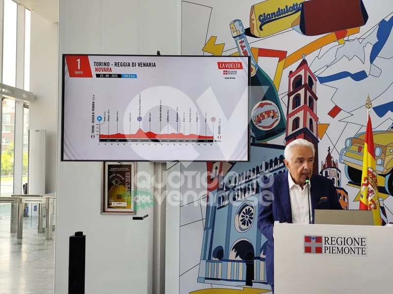 VENARIA - Conto alla rovescia verso la partenza de «La Vuelta a España 2025» di ciclismo - FOTO E VIDEO
