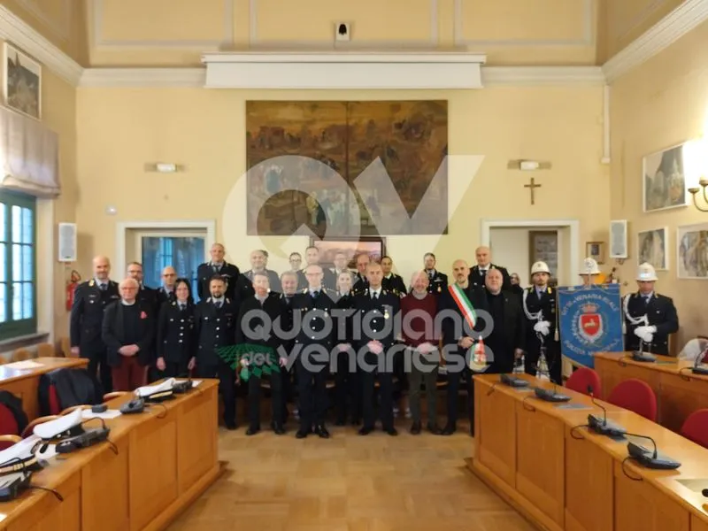 VENARIA - La Polizia Locale celebra il suo Patrono, San Sebastiano: premiati gli agenti meritevoli - FOTO